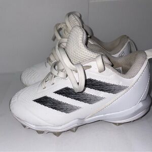 Adidas Kids White and Black Sneakers